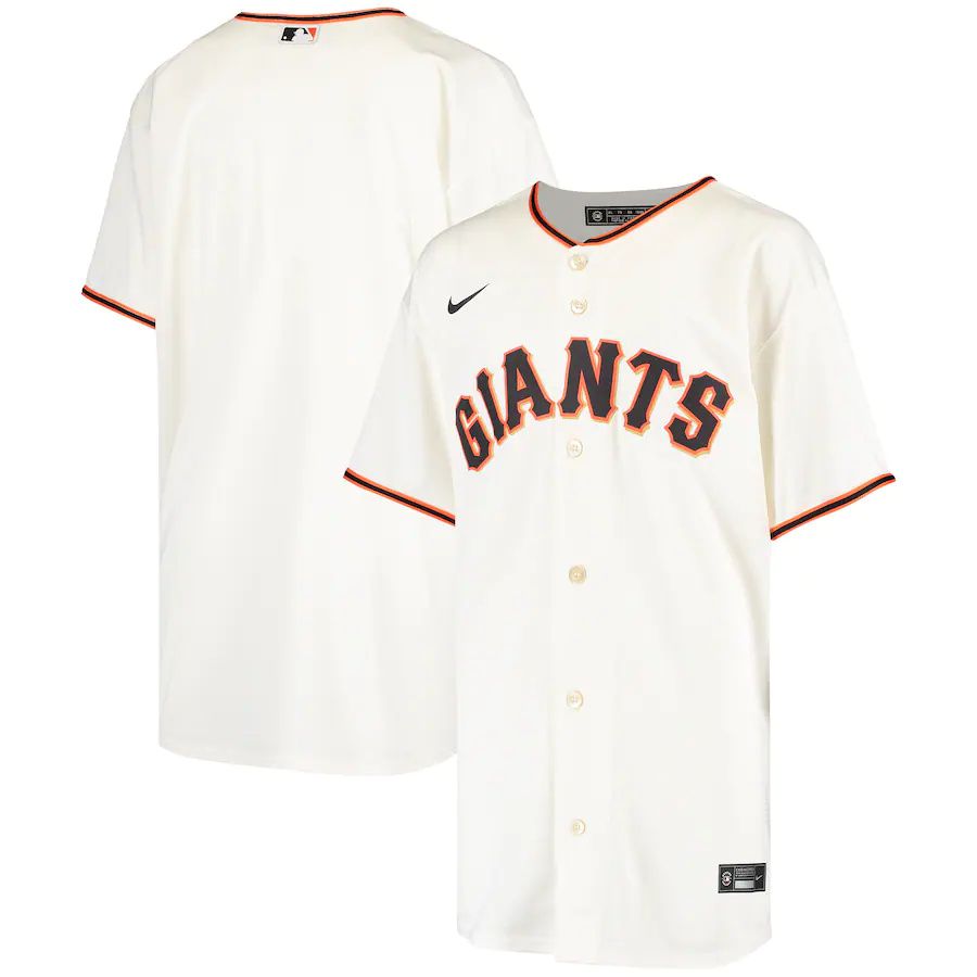 Youth San Francisco Giants Cream Home Cool Base MLB Jerseys->youth mlb jersey->Youth Jersey